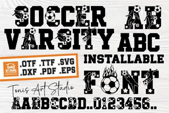 Ab Soccer Varsity: A Display Font That Scores for Small Business Branding