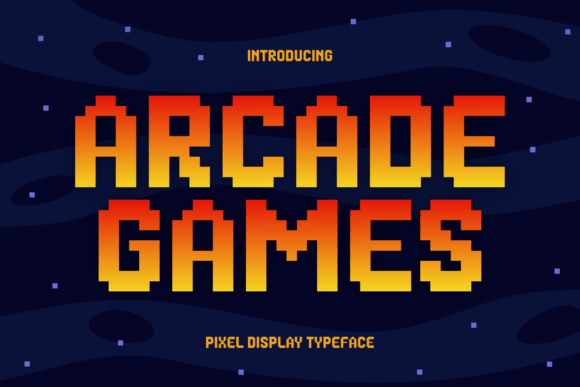 Arcade Games: A Pixel-Perfect Display Font for Editorial Design