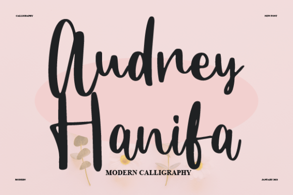 Audrey Hanifa: A Charming Script Handwritten Font for Brand Identity
