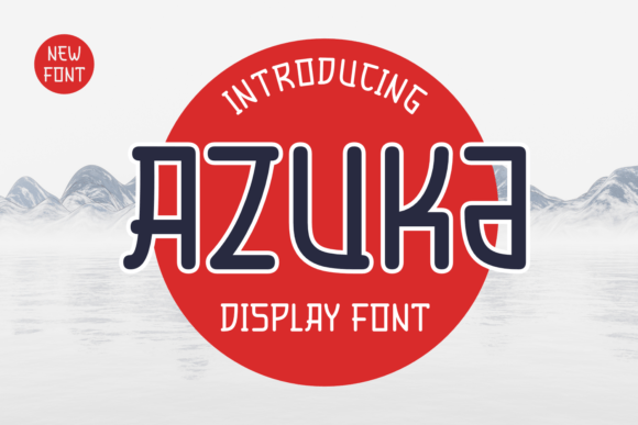 Azuka Display Font: Samurai-Inspired Type for Branding
