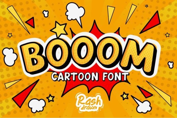 Booom Font: A Bold Display Typeface for Standout Branding