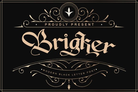 Brigker Blackletter Font for Bold Campaign Visuals