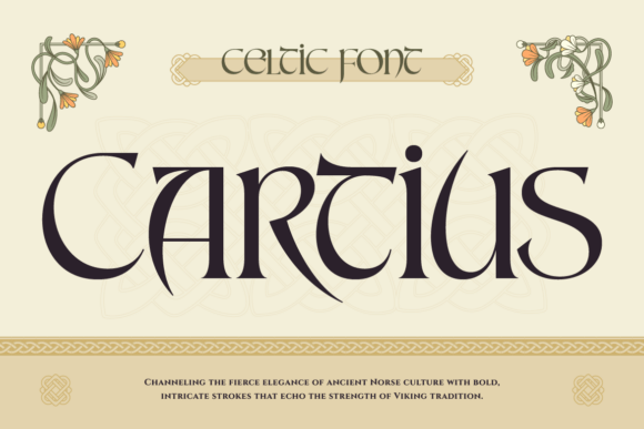 Cartius Display Font Review: Fierce Elegance for Bold Branding