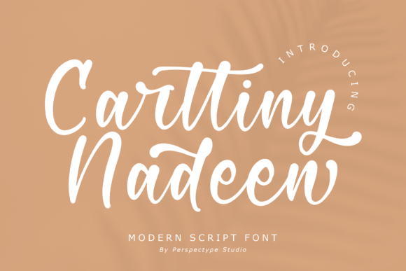 Carttiny Nadeen: A Flowing Script Handwritten Font for Digital Branding