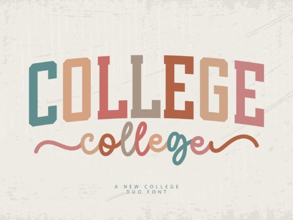 College Duo Font for Professional Branding Projects