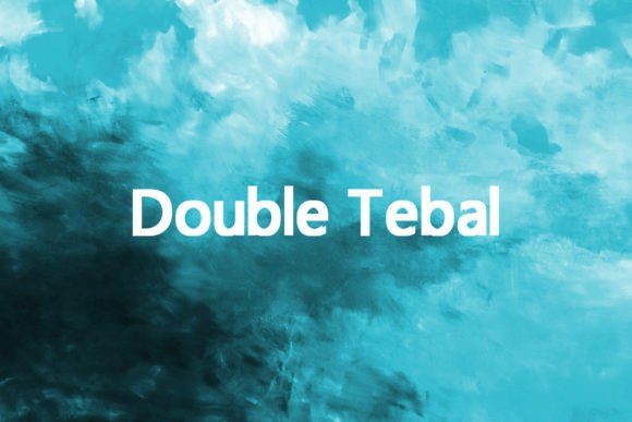 Double Tebal: A Handwritten Sans Serif Font for Editorial Design