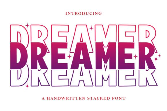 Dreamer Stacked: A Display Font for Editorial Design