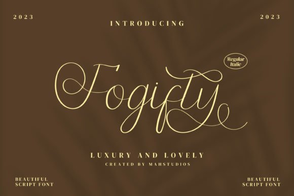Fogifty Handwritten Script Font for Crafters and Sellers