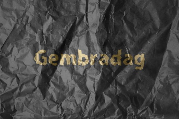 Gembradag: A Bold Script Font for Campaign Headlines