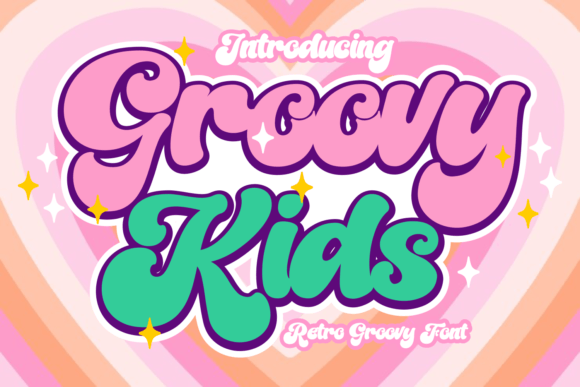 Groovy Kids Display Font for Charming Web Design