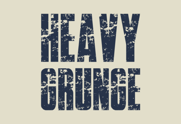 Heavy Grunge Sans-Serif Display Font for Web Design