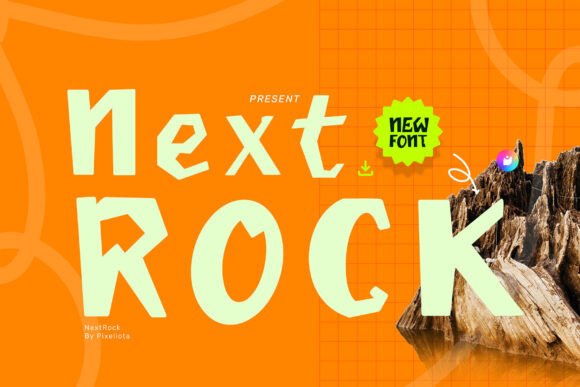 Next Rock Font: A Bold Display Typeface for Small Business Branding