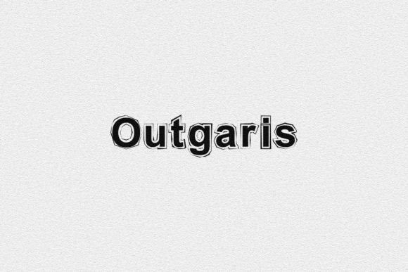 Outgaris Script Font for Playful Editorial Design