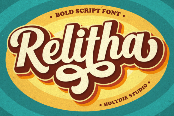 Relitha Brings Vintage Character to Editorial Design
