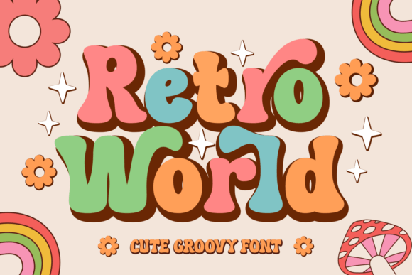 Retro World Display Font for Marketing and Brand Content
