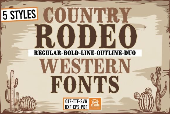 Rodeo Bundle Review: A Western Font for Modern Brand Design