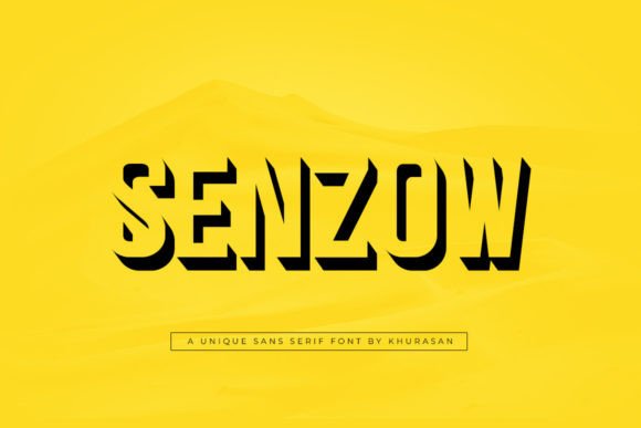 Senzow Sans Serif Font for Web Design and Digital Branding