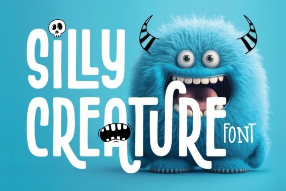 Silly Creature Display Font for Blog Headers and Editorial Branding