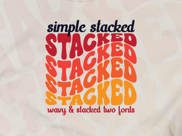 Simple Stacked Font: A Groovy Display Font for Retro Branding