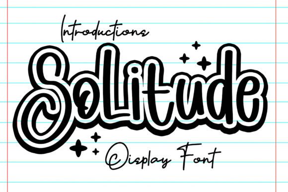 Solitude Display Font Review: Charming Typeface for Joyful Branding