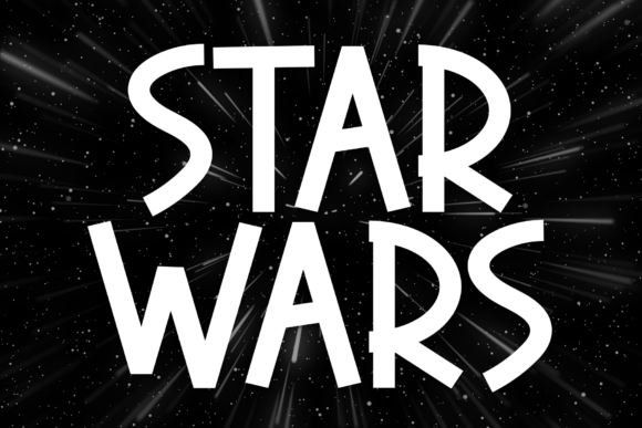 Star Wars Display Font for Bold Editorial Design and Headlines