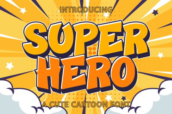 Super Hero Display Font for Confident Small Business Branding