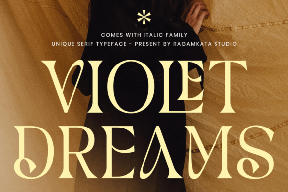 Violet Dreams: A Sophisticated Serif Font for Small Business Branding