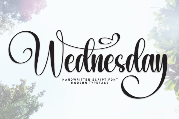 Wednesday Font: Elegant Script for Small Business Branding